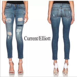 NWT $288 Current Elliott Stiletto Skinny Jeans 27